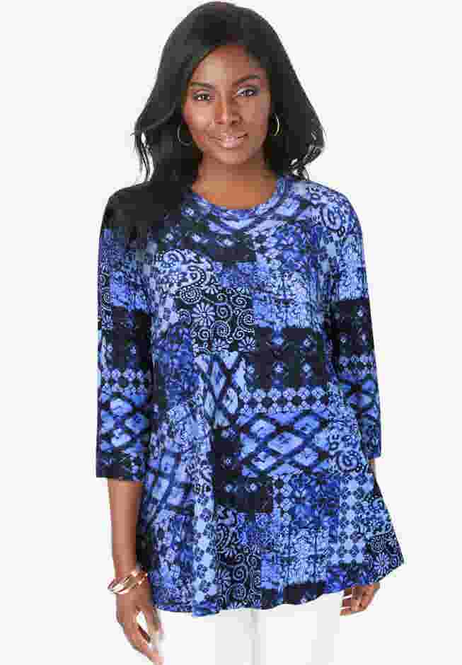 Stretch Knit Swing Tunic image number 0