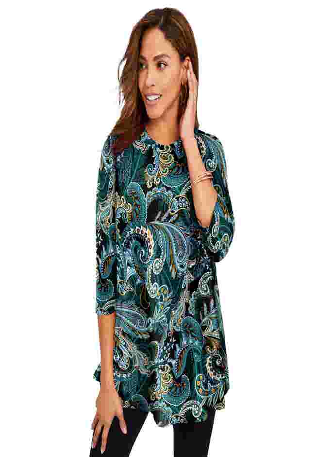 Stretch Knit Swing Tunic image number 5