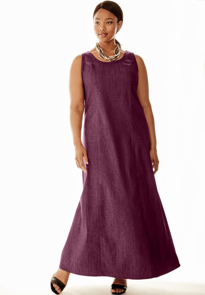 Denim Maxi Dress