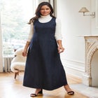 Denim Maxi Dress image number null