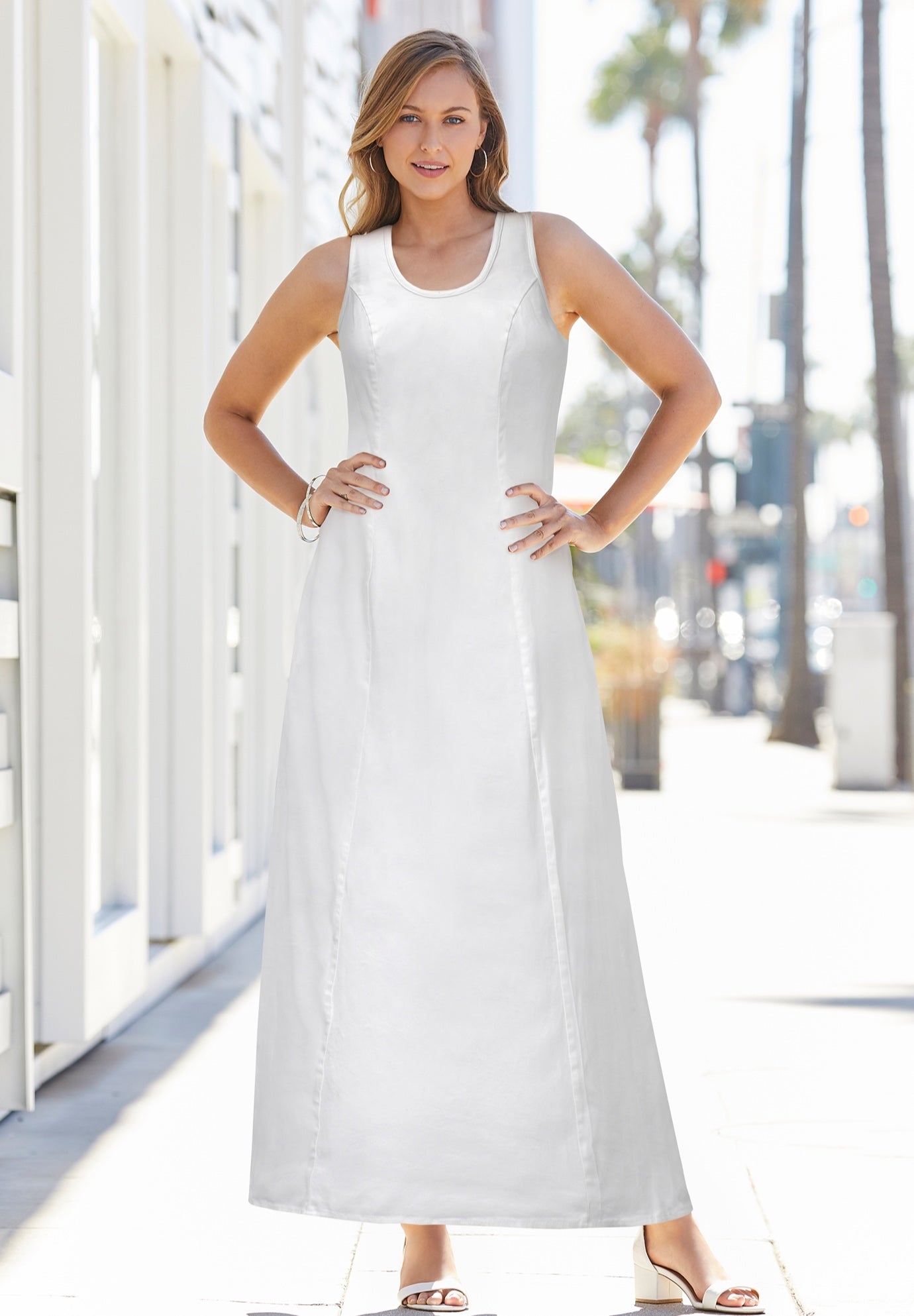 Denim Maxi Dress image number 0