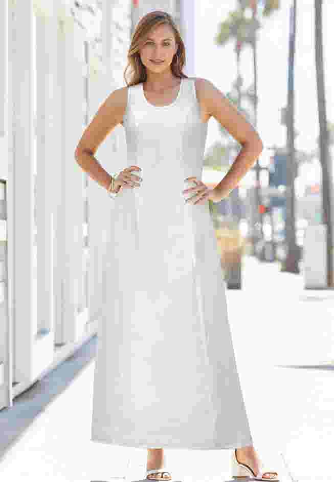 Denim Maxi Dress image number 0