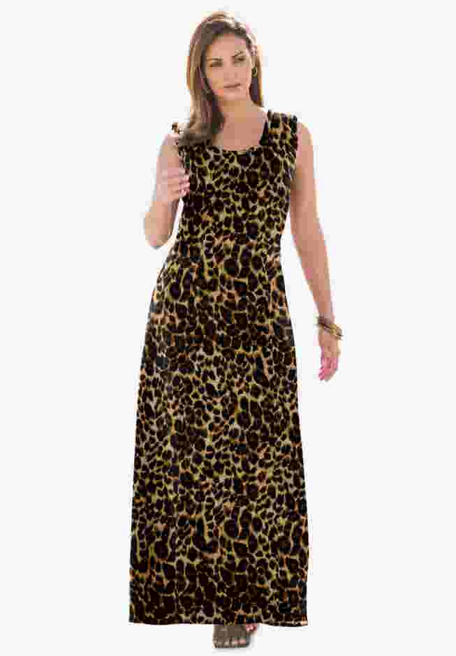 Denim Maxi Dress image number 0