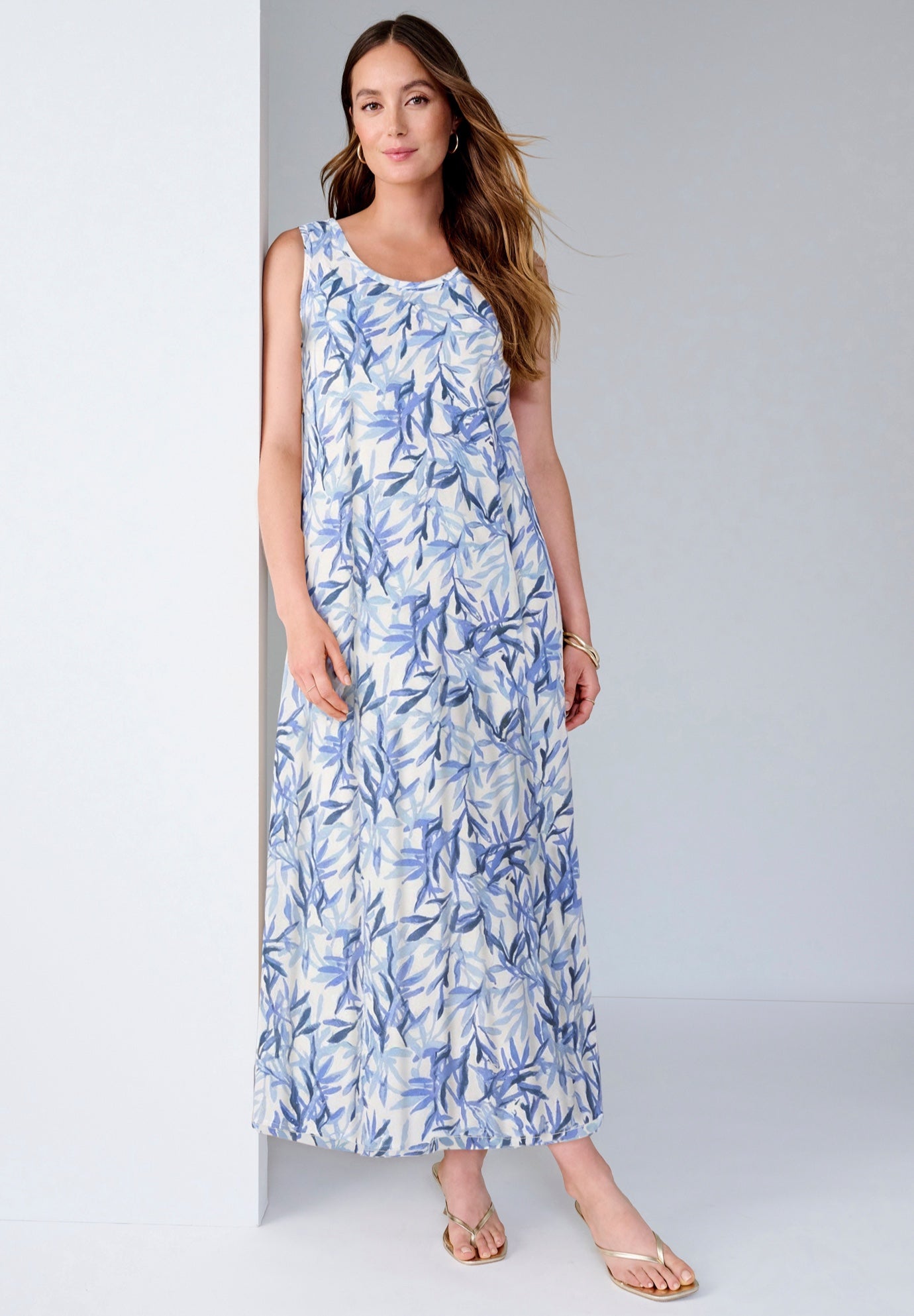 Denim Maxi Dress image number 0
