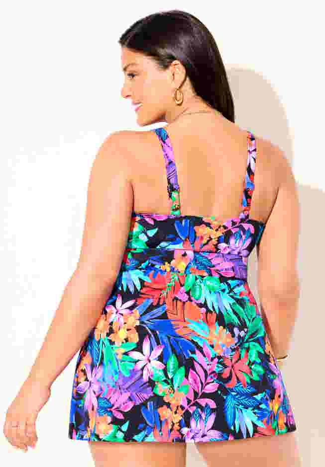 Loop Strap Two-Piece Swimdress image number 2
