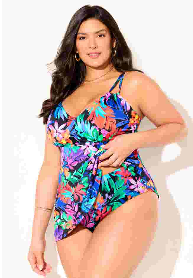 Loop Strap Two-Piece Swimdress image number 3