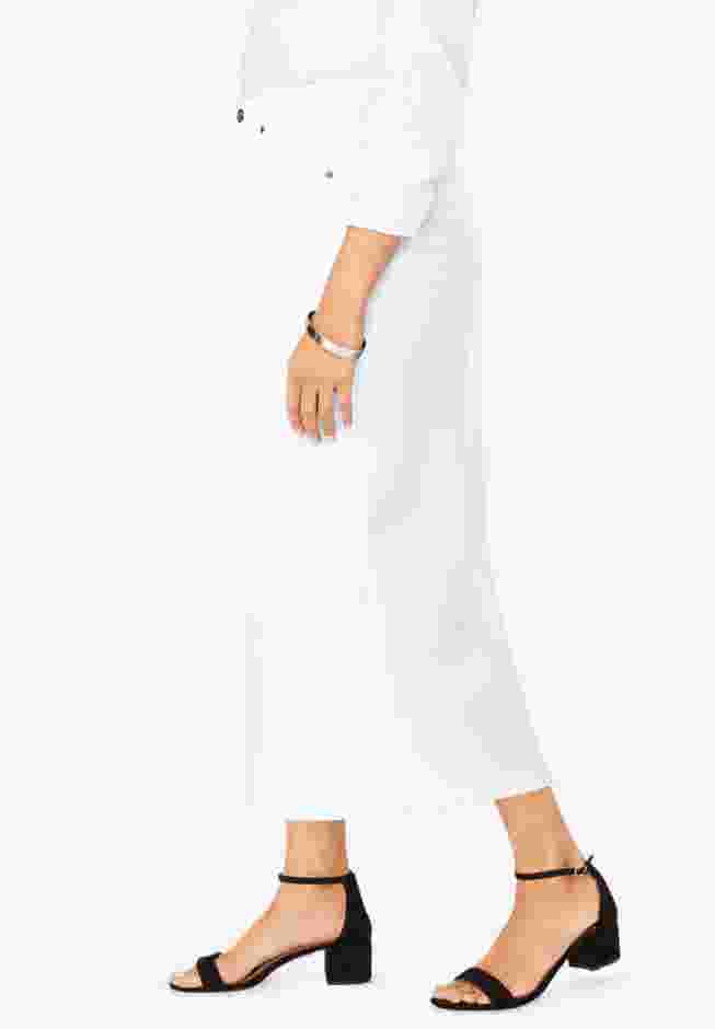 True Fit Stretch Denim Midi Skirt image number 2
