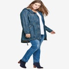 Hooded Anorak Denim Jacket image number 0