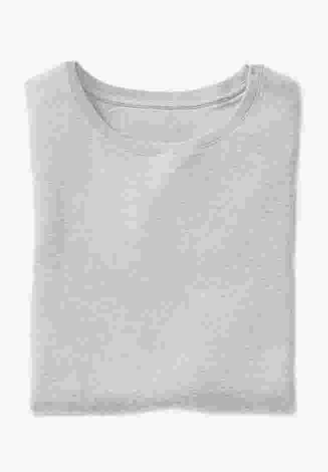 Perfect Printed Long-Sleeve Crewneck Tee image number 1