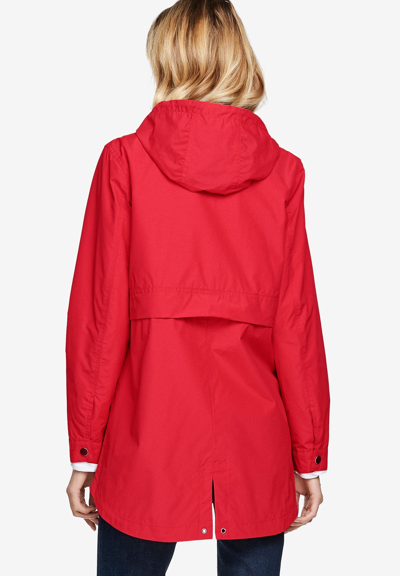 Snap-Front Hooded Raincoat image number 1