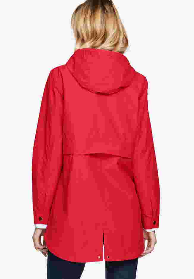 Snap-Front Hooded Raincoat image number 1
