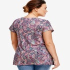 Shirred Scoop Neck Tunic image number null