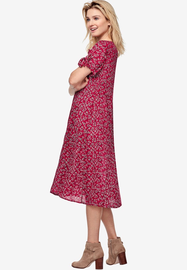 Tie-Sleeve Dress image number 1