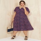 Tie-Sleeve Dress image number null