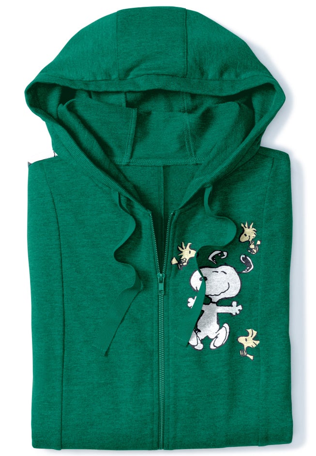 Peanuts Snoopy Fleece Hoodie image number 2