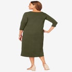 Stretch Cotton T-Shirt Dress image number null
