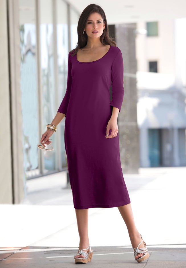 Stretch Cotton T-Shirt Dress image number 0
