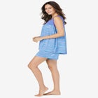 Lace-Trim Short Pajama Set  image number null