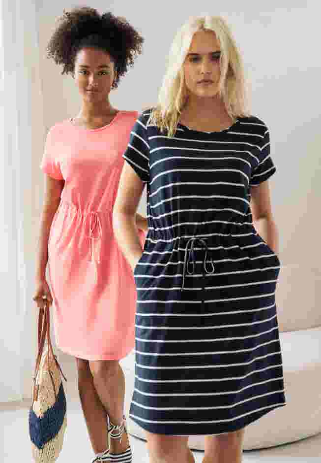 Knit Drawstring Dress image number 2
