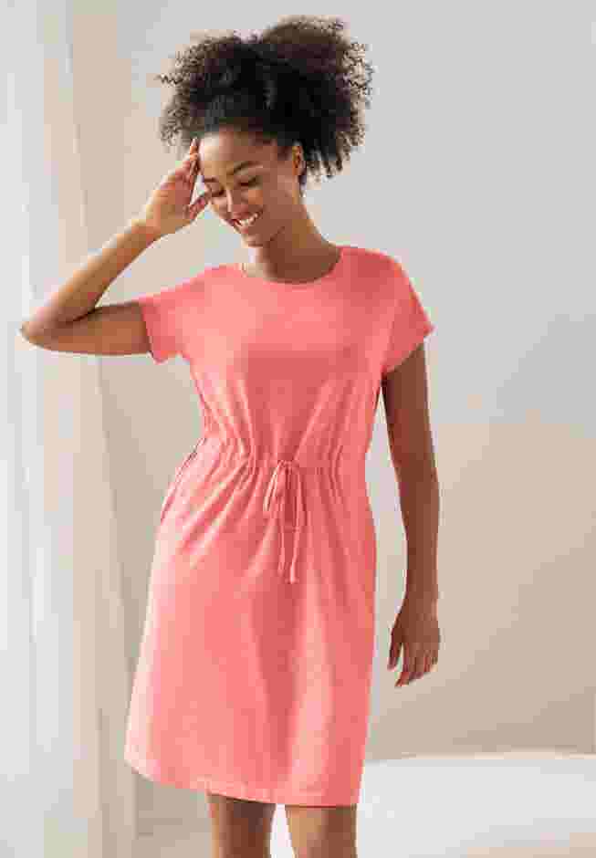Knit Drawstring Dress image number 0