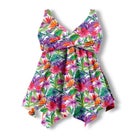 Handkerchief-Hem Two-Piece Swim Dress image number null