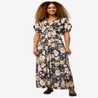 Knit Tie-Back Maxi image number null