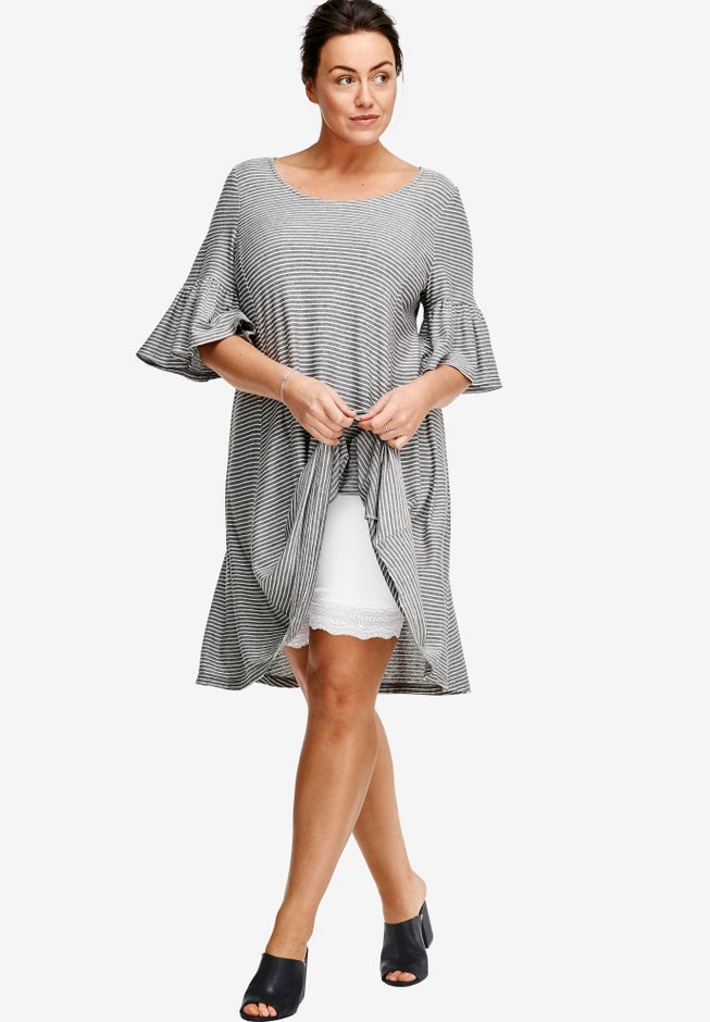 Lace Hem Bike Shorts image number 4