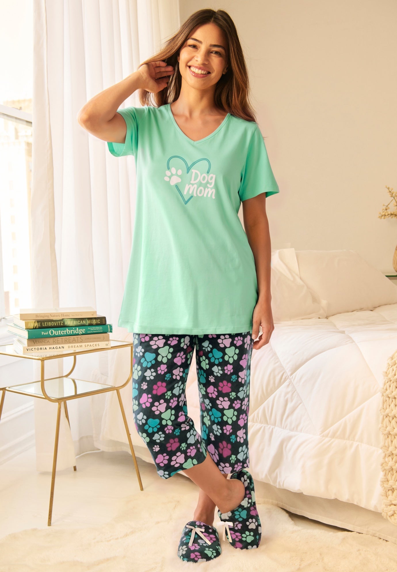 2-Piece Capri Cotton PJ Set image number 0