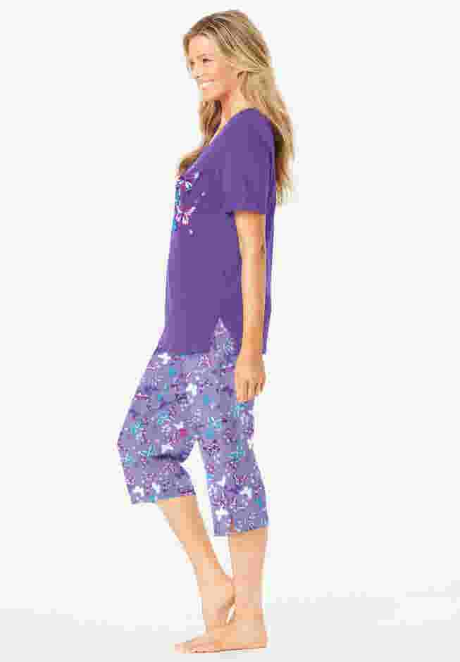 2-Piece Capri PJ Set image number 2