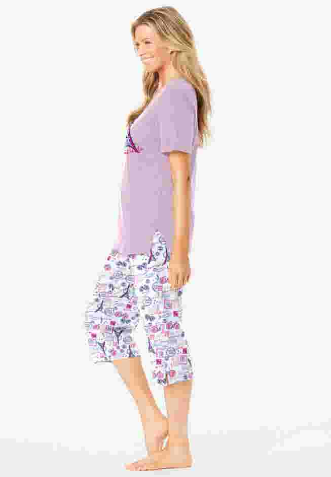 2-Piece Capri PJ Set image number 2
