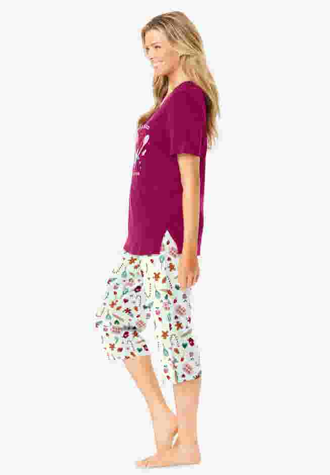 2-Piece Capri PJ Set image number 2
