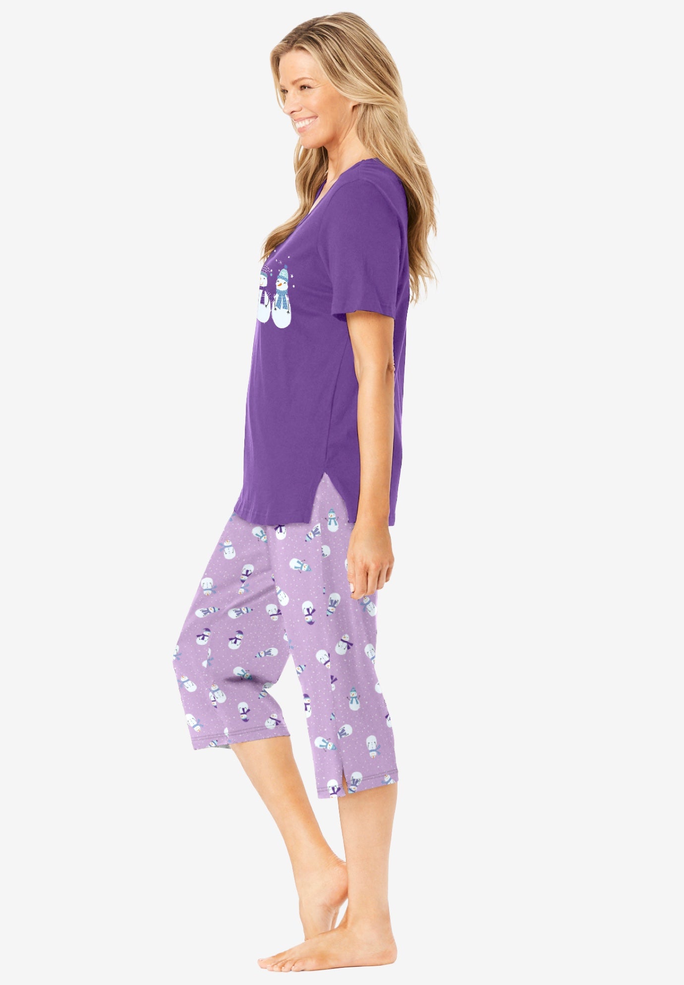 2-Piece Capri Cotton PJ Set image number 2