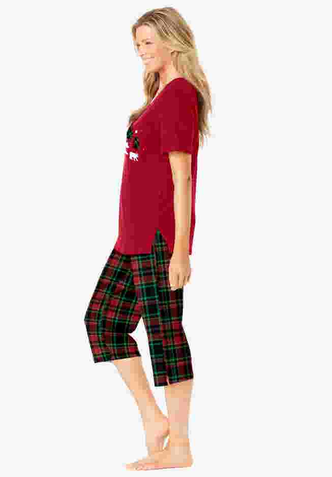 2-Piece Capri PJ Set image number 2