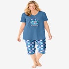 2-Piece Capri PJ Set image number null