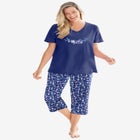 2-Piece Capri PJ Set image number null