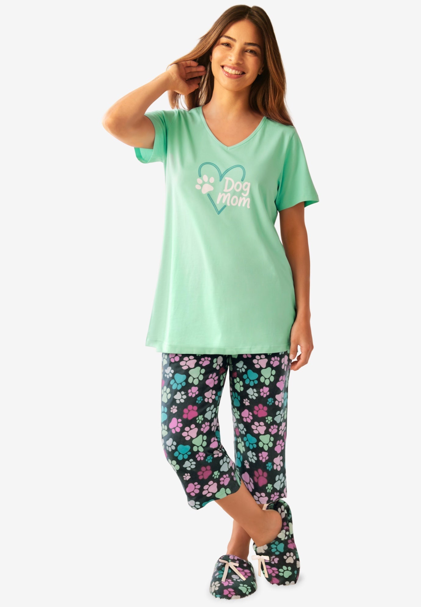 2-Piece Capri Cotton PJ Set image number 0