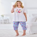 2-Piece Capri Cotton PJ Set image number null