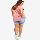 Denim Bermuda Shorts image number null