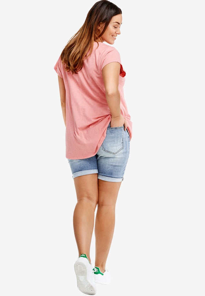 Denim Bermuda Shorts image number 1