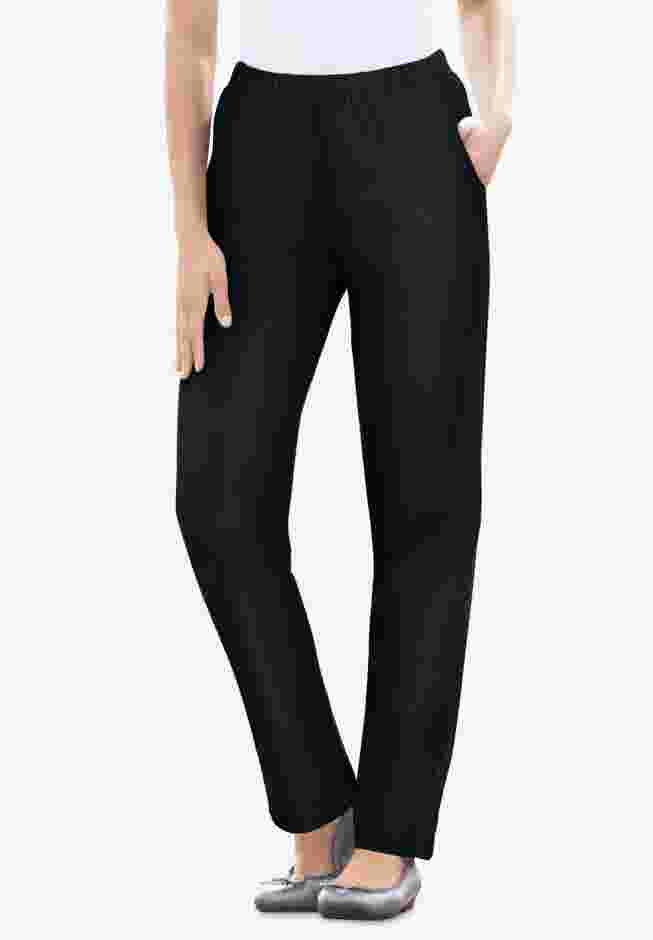 Straight Leg Fineline Denim Jean image number 0