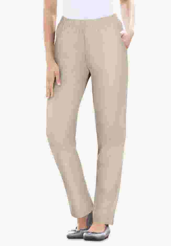 Straight Leg Fineline Denim Jean image number 0
