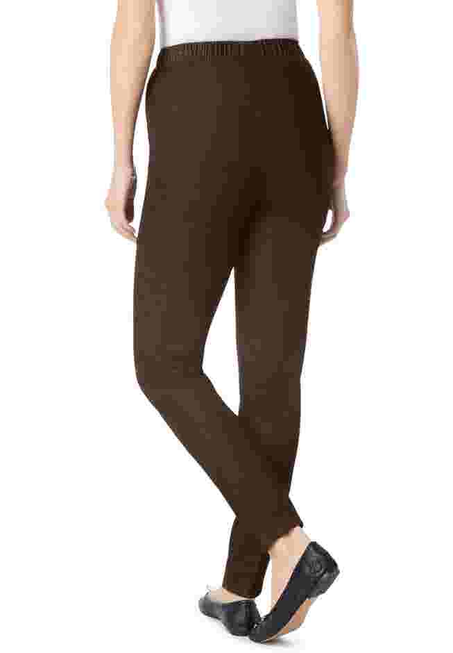 Pull-On Elastic-Waist Stretch Fineline Denim Jeans image number 1