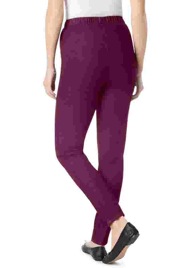Pull-On Elastic-Waist Stretch Fineline Denim Jeans image number 1