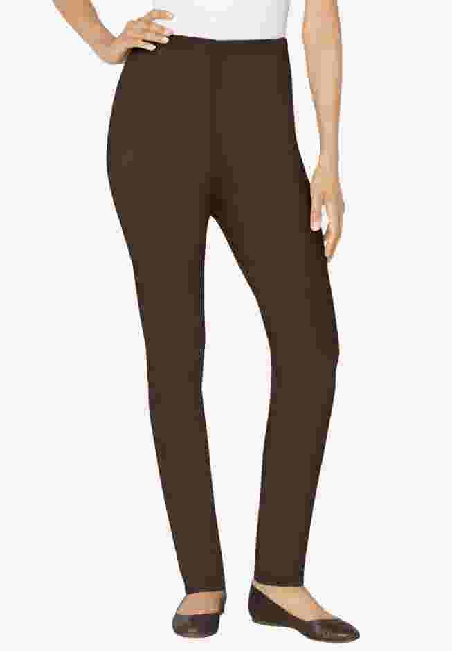 Pull-On Elastic-Waist Stretch Fineline Denim Jeans image number 0
