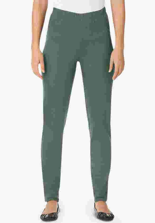 Pull-On Elastic-Waist Stretch Fineline Denim Jeans image number 0
