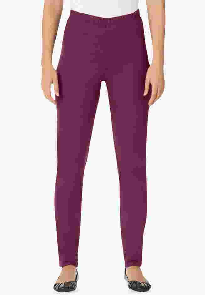 Pull-On Elastic-Waist Stretch Fineline Denim Jeans image number 0