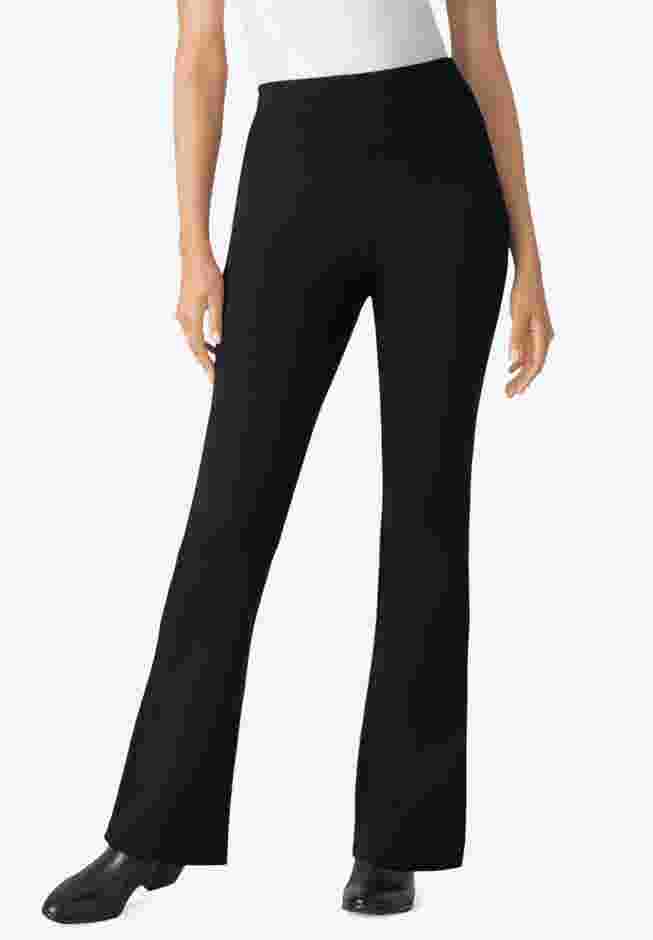 Bootcut Ponte Stretch Knit Pant image number 3