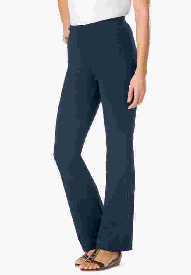 Bootcut Ponte Stretch Knit Pant image number 0