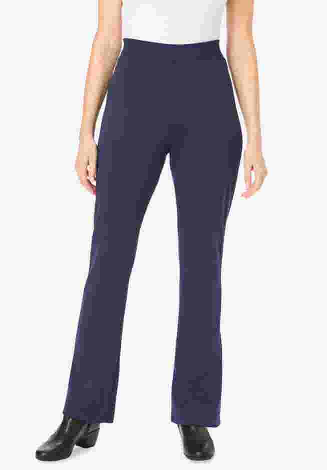Bootcut Ponte Stretch Knit Pant image number 3