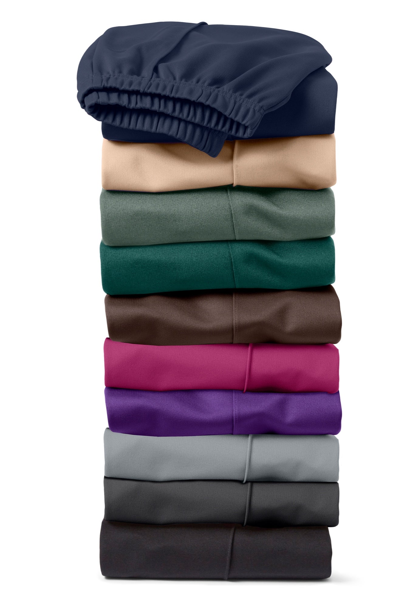 Knit Hassle-Free Pull-On Elastic-Waist Pants image number 2